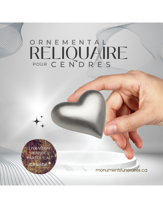 Étain brossé (Coeur Reliquaire) Étain brossé (Coeur Reliquaire)